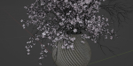 Bouquet in vase vol 149-Blender