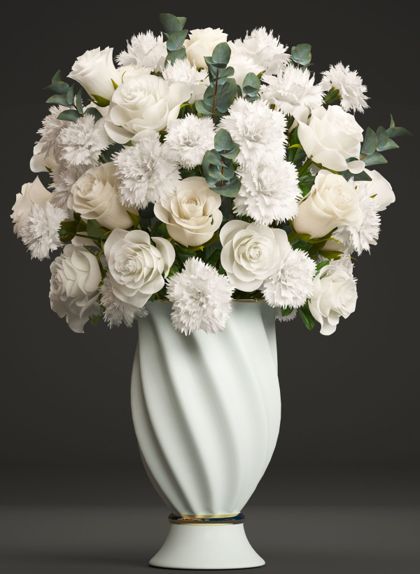 Bouquet of white flowers