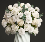 Bouquet of white flowers