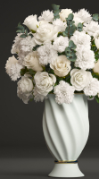 Bouquet of white flowers