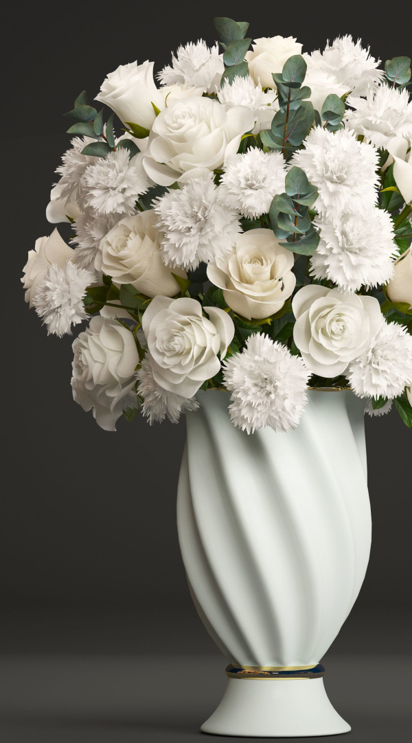 Bouquet of white flowers