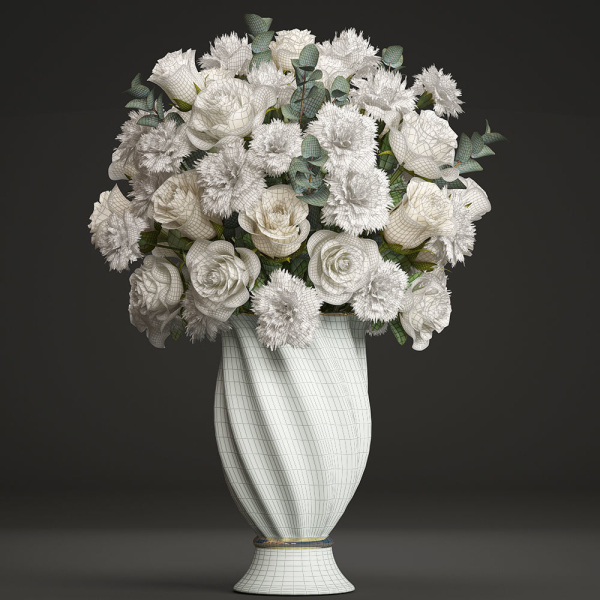 Bouquet of white flowers