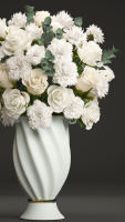 Bouquet of white flowers