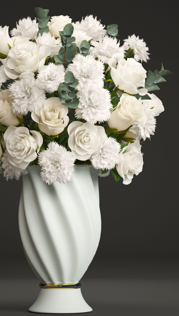 Bouquet of white flowers
