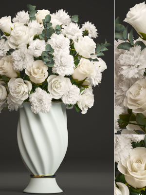 Bouquet of white flowers