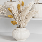 bouqute10 set of vases with dried grasses