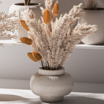 bouqute10 set of vases with dried grasses