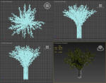 Branches in a vase 008