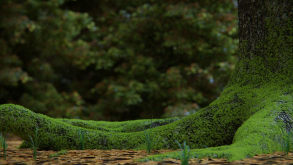 British Forest 3d Scene