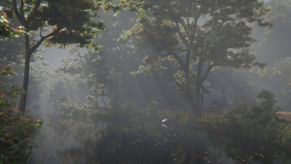 British Forest 3d Scene