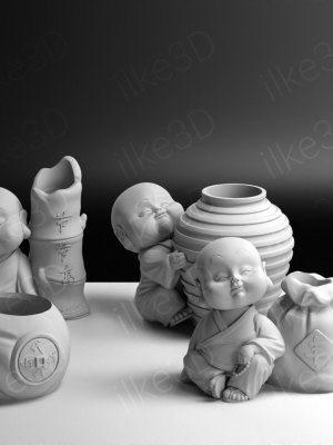 Buddhas chinese figurines