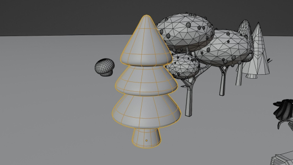 Bundle of LOW POLY PLANT models