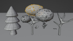 Bundle of LOW POLY PLANT models