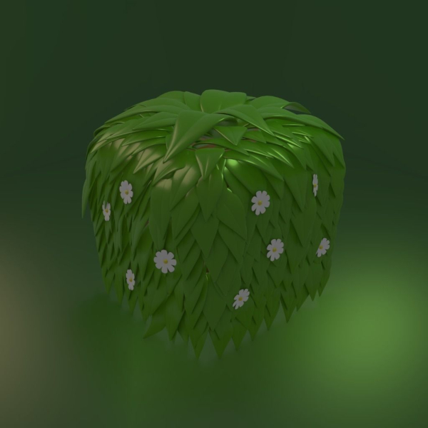 Bush 3D Model
