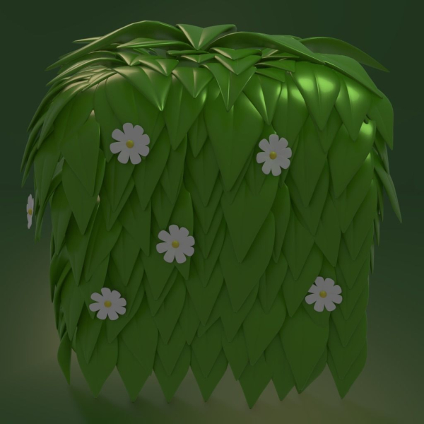 Bush 3D Model