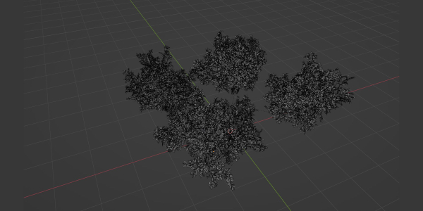 bushes 4 collection vol 110-Blender