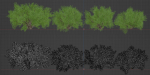 Bushes for garden collection vol 210-Blender