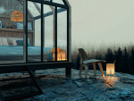 Cabin House Cliff House  in Forest