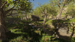 Cabin River Scene