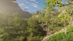 Cabin River Scene