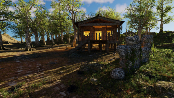 Cabins Scene
