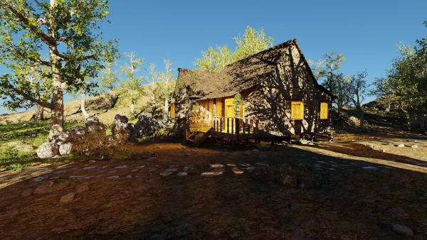 Cabins Scene