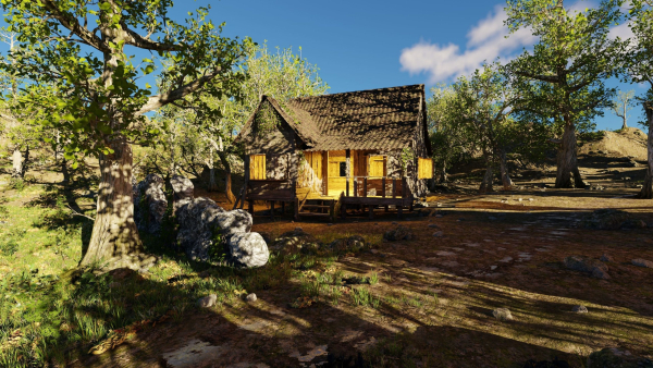 Cabins Scene