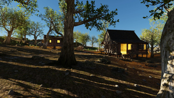 Cabins Scene