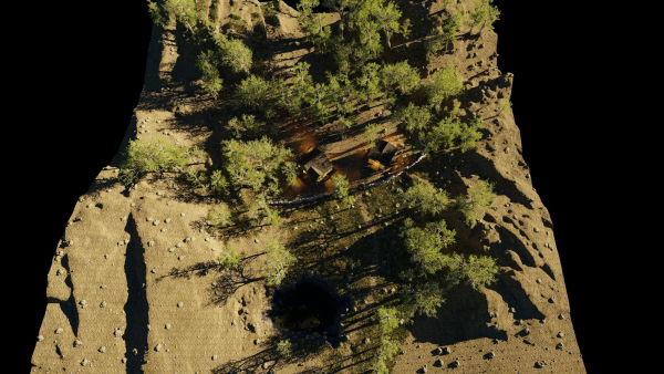 Cabins Scene