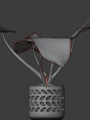 caladium-strawberry-3d-model-obj-fbx-blend-dae