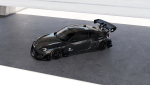 Car Lighting Scene 3D Blender File Textured FBX File