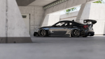 Car Lighting Scene 3D Blender File Textured FBX File