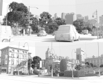 Cartoon City Street Scene V2