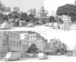 Cartoon City Street Scene V2