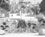 Cartoon City Street Scene V2