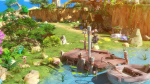 Cartoon Cliff Scene