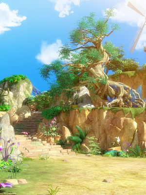 cartoon-cliff-scene-3d-model-6410660510