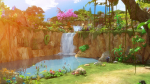 Cartoon Cliff Scene