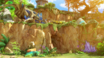 Cartoon Cliff Scene