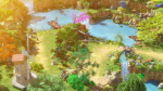Cartoon Cliff Scene