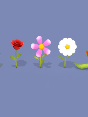 cartoon-flowers-3d-model-eae4391eae