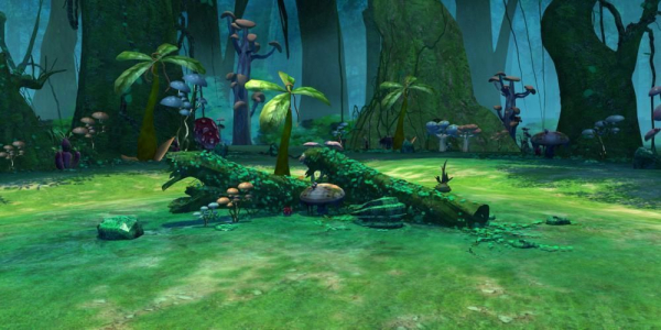 Cartoon Forest Scene 01