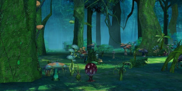 Cartoon Forest Scene 01