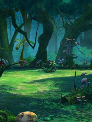 Cartoon Forest Scene 01