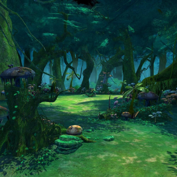 Cartoon Forest Scene 01