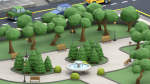 Cartoon Low Poly Trees Flowers Pack
