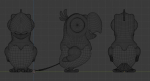 Cartoon Parrot Not Rigged