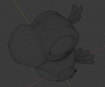 Cartoon Parrot Not Rigged