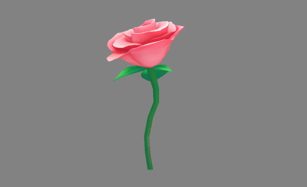 Cartoon roses for Valentine