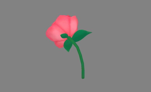 Cartoon roses for Valentine